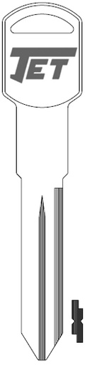 [B89-NP] Jet P1107 GMC Key Blank B89