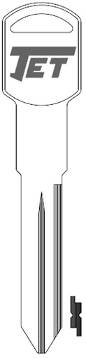 [B92-NP] Jet P1109 GMC Key Blank B92