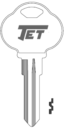 [CB5-NP] Jet 1573E Club Key Blank CB5