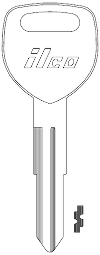 [HD103-NP] Jet HD103 Honda Key Blank X214  