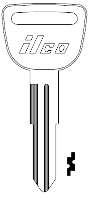 [HD91-NP] Jet X182 Honda Key Blank HD91