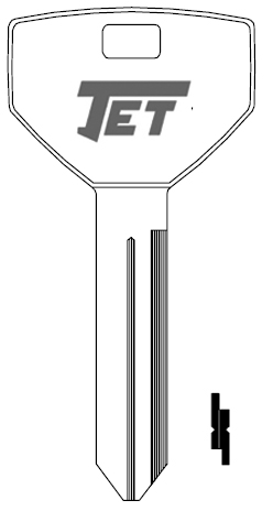 [Y154-NP] Jet Y154 Chrysler Key Blank P1789