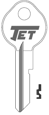 [B11] Jet O1098LA GMC Key Blank B11