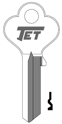 [EA27] Jet X1014F Eagle Key Blank 
