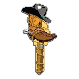 [B132K] Lucky Line Cowboy Key Shape KW1 Keyway