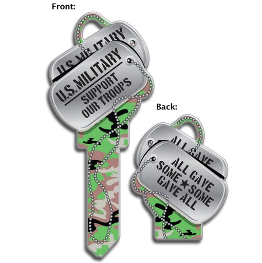 [B141K] Lucky Line B141K Dog Tags KW1/11 Keyway