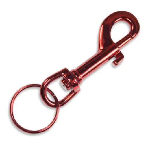 [45501] Lucky Line 45501 Color Bolt Snap w/key ring