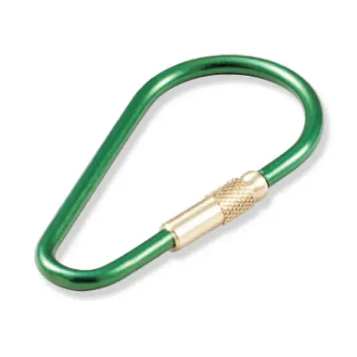 [73701] Lucky Line 73701 Anodized Aluminum Oval Key Ring