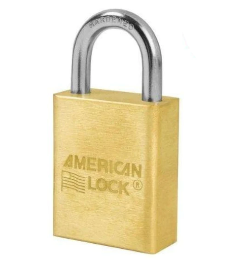 [A5530KA] Brass Padlock 1-1/2In With 1In Shackle