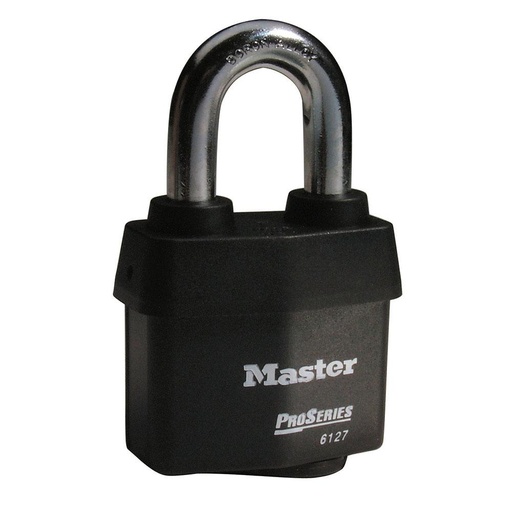 [6127KA 18G307] Master Lock 6127KA 2-5/8" (67mm) Wide ProSeries® Weather Tough® Laminated Steel Rekeyable Pin Tumbler Padlock, Keyed Alike w/ 18G307 Keyway