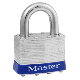 [5UP] Master Lock 5UP Laminated Steel Pin Tumbler Padlock, Universal Pin