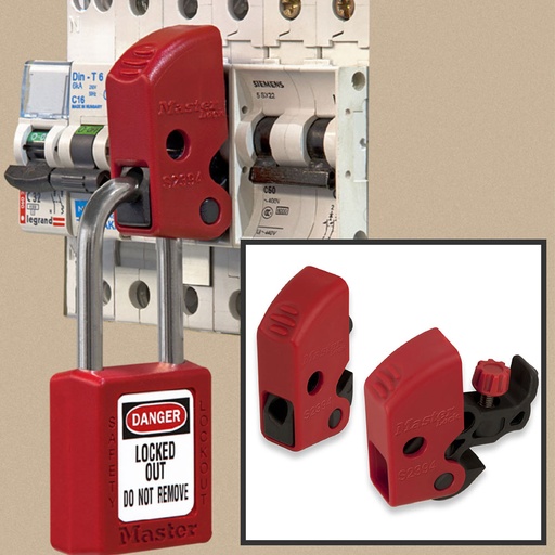 [S2394] Master Lock S2394 Miniature Circuit Breaker Lockout, Tool Free Universal Fit