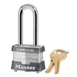 [3KALH 3202] Master Lock 3KALH 46mm wide laminated steel pin tumbler padlock with 51mm shackle keyed to 3202