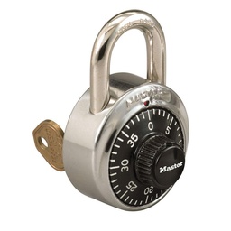 [1525 V60] Master Lock 1525 General Security Combination Padlock with Key Control Feature