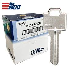 [WR5-NP-250PK] Ilco WR5-NP-Weiser Nickel-Plated Key Blank